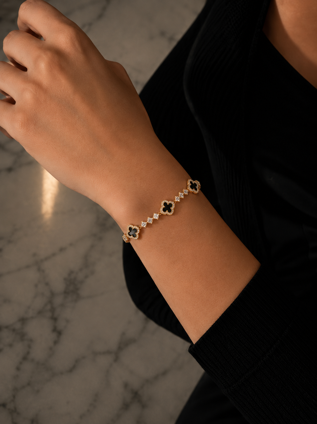 ✨ Luxury Clover Armband