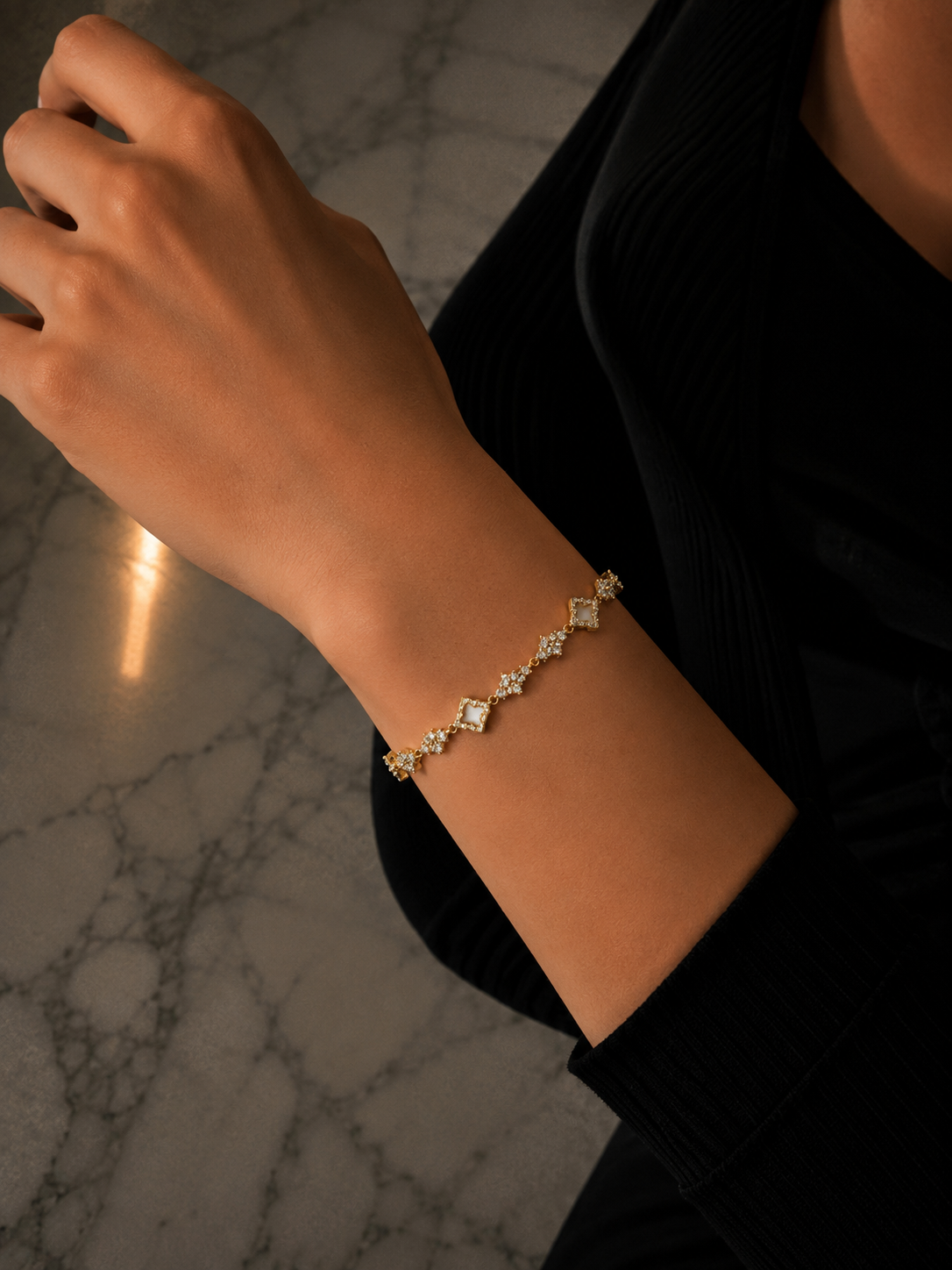 ✨ Luxury Clover Armband